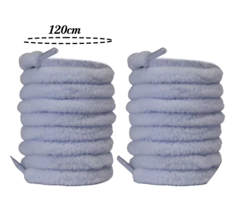 Flat Plush Shoe Laces