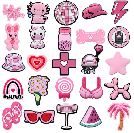 1/25pcs Girlish Shoe Charms